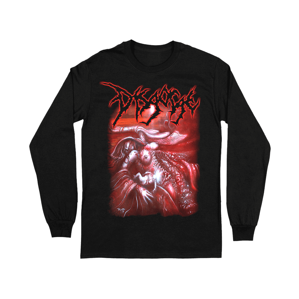 She Lay Gutted Longsleeve - Black - Unique Leader