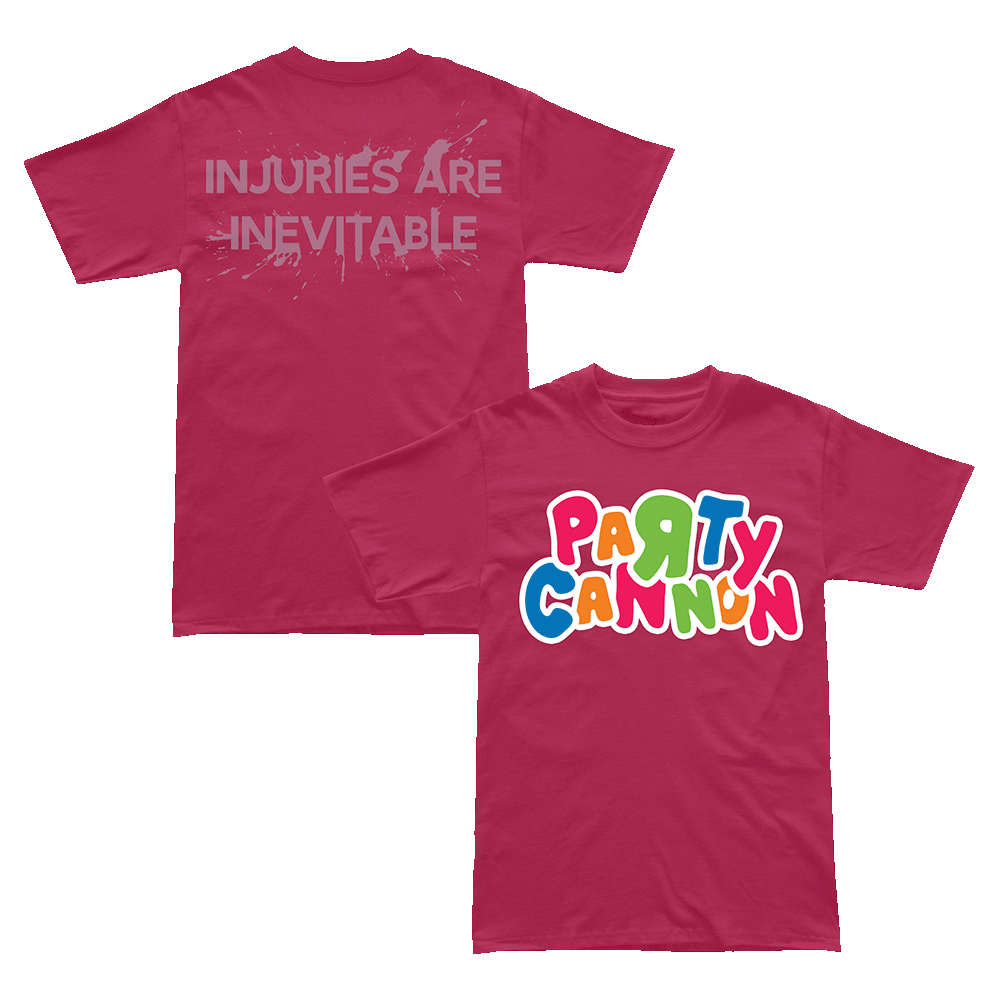 Injuries Are Inevitable T-Shirt - Pink - Unique Leader