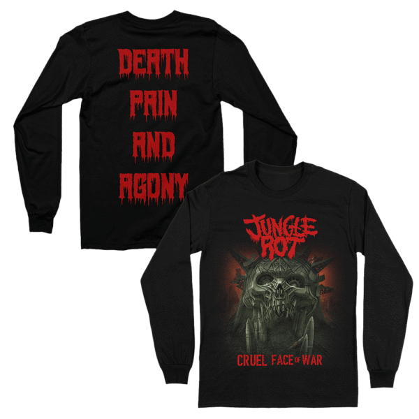 Cruel Face Of War Longsleeve - Black