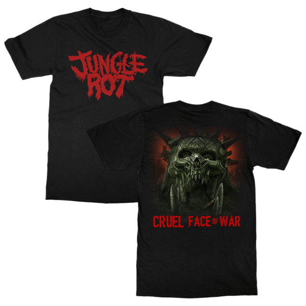 Cruel Face Of War T-Shirt - Black