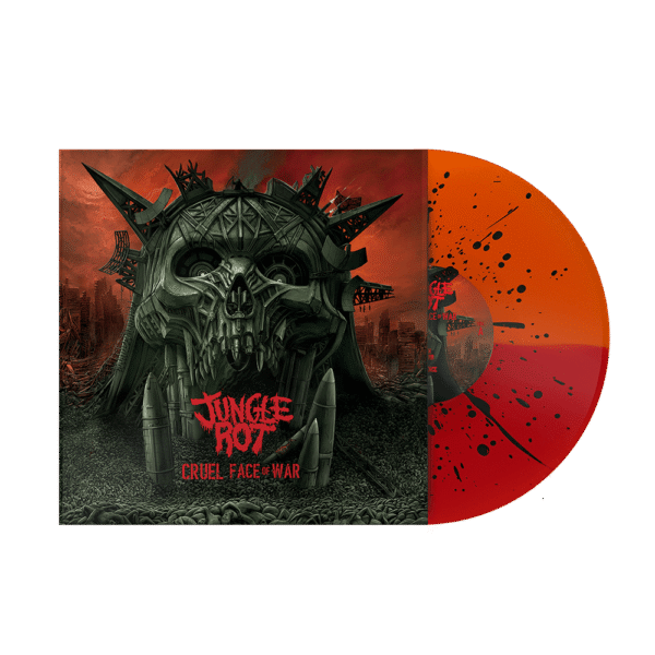 Cruel Face Of War 12" Vinyl - Red/Orange Split with Black Splatter